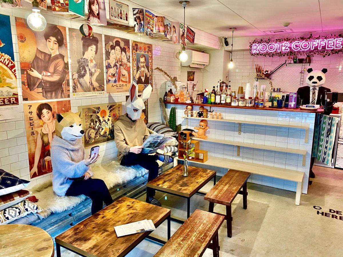 Root2 Coffee & Hostel Киото Екстериор снимка